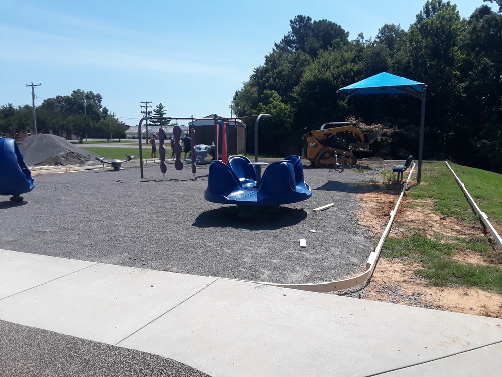 Inclusive Playground Progress on Phase 2 and part of Phase 3