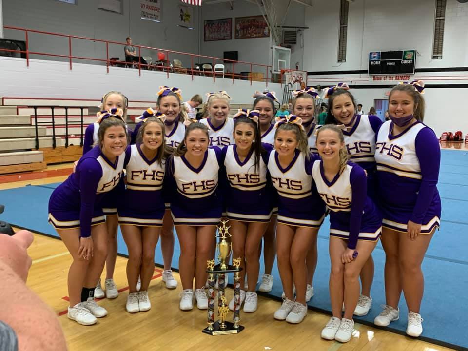 Varsity Cheerleaders Win Cullman County Cheer Competition