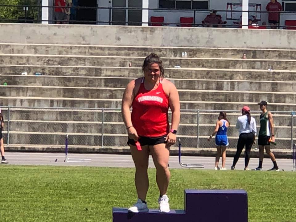 Maria Whatley, 2nd in Shot!