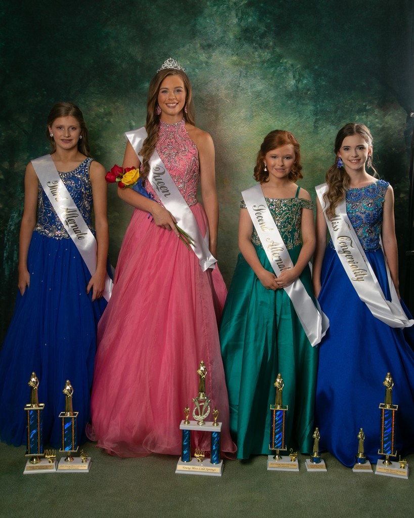Young Miss Cold Springs Contestants 2021