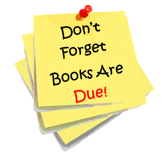 Don't forget books are due!