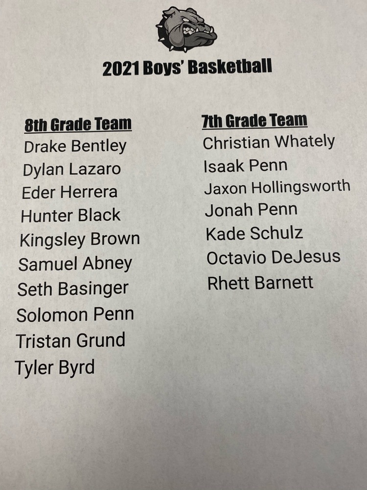 2021 Boys Basketball