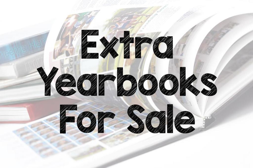 Extra yearbooks for sale