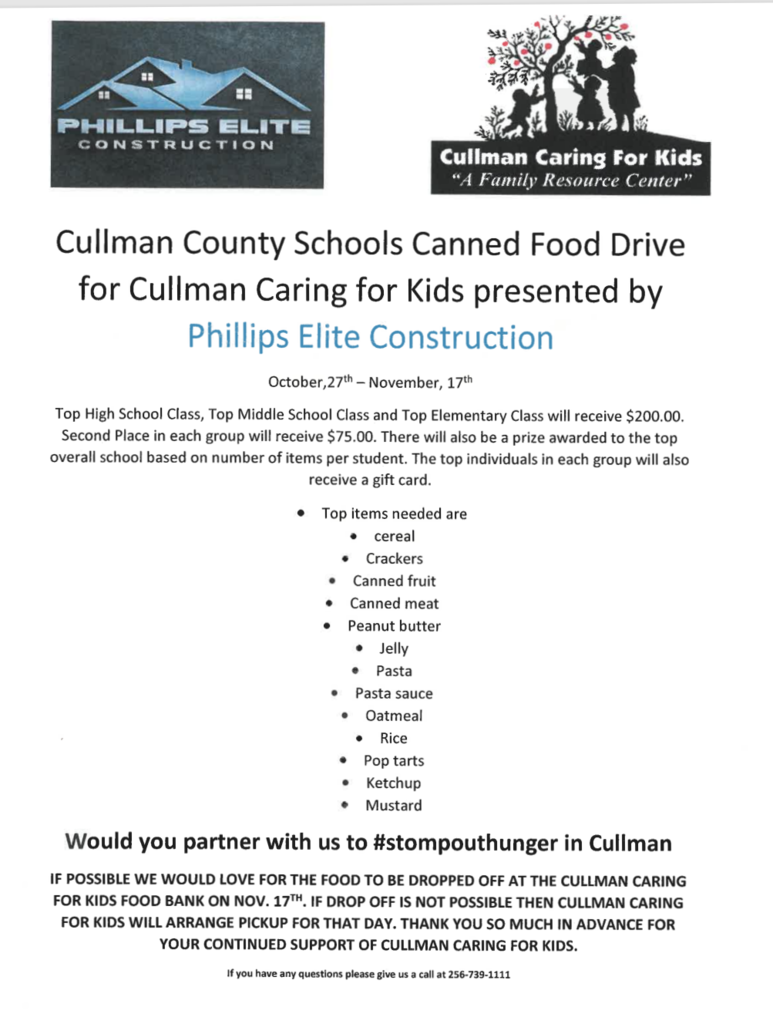 Canned Food Drive