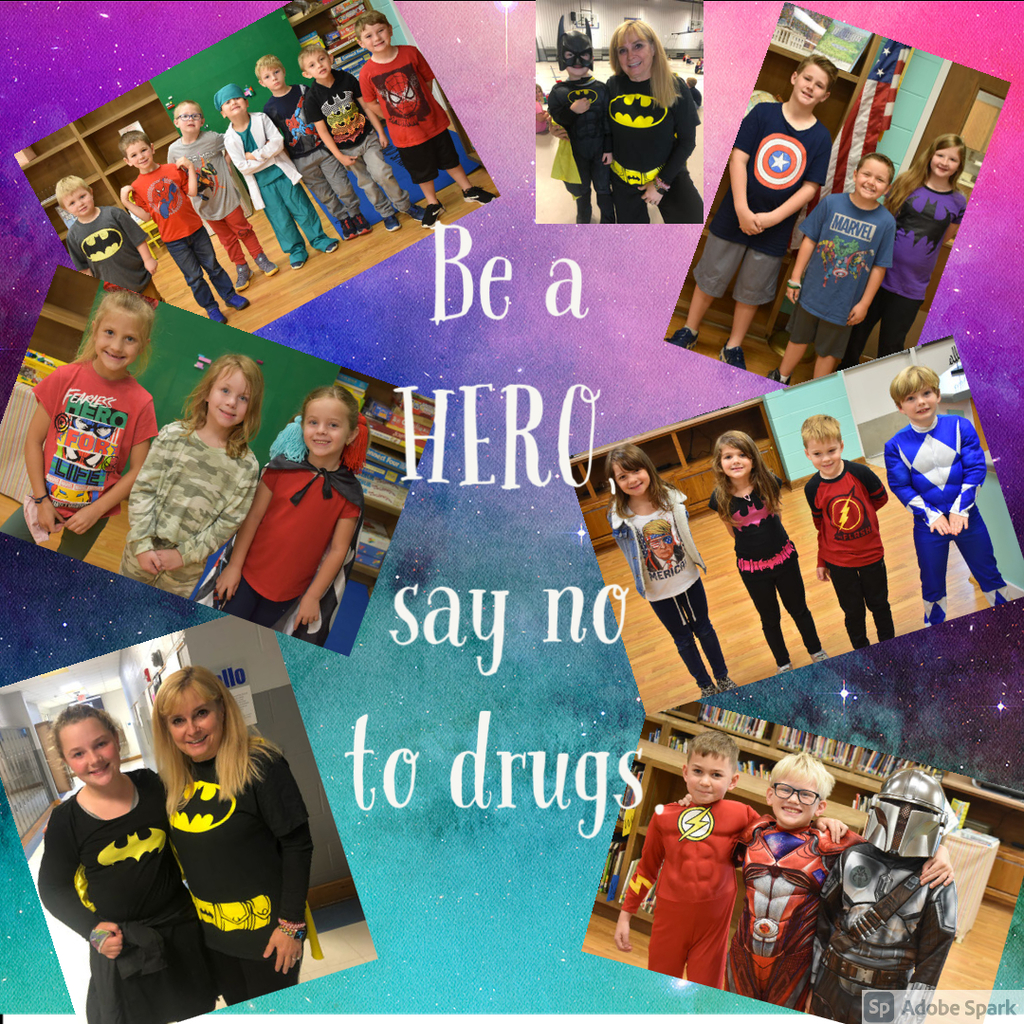 Be a HERO, say no to drugs.