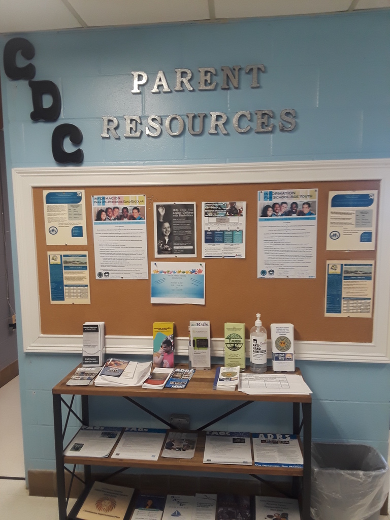 CDC Main Office Front Hall Parent Resources