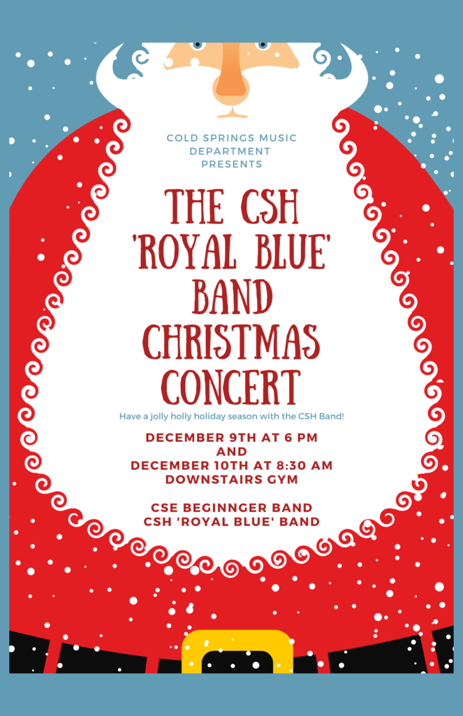 CSH Christmas Concert 2021 Information