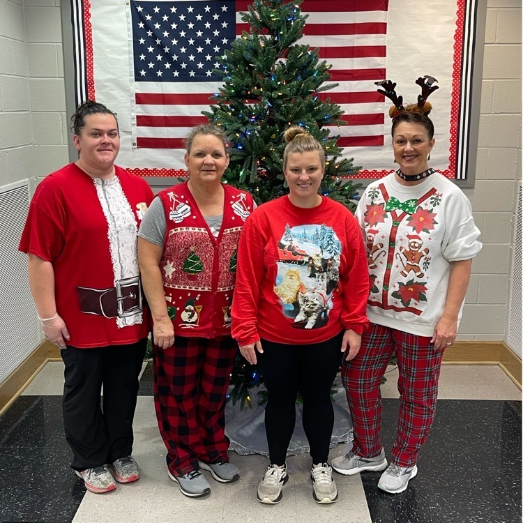 Harmony Lunch Ladies are the most festive!!