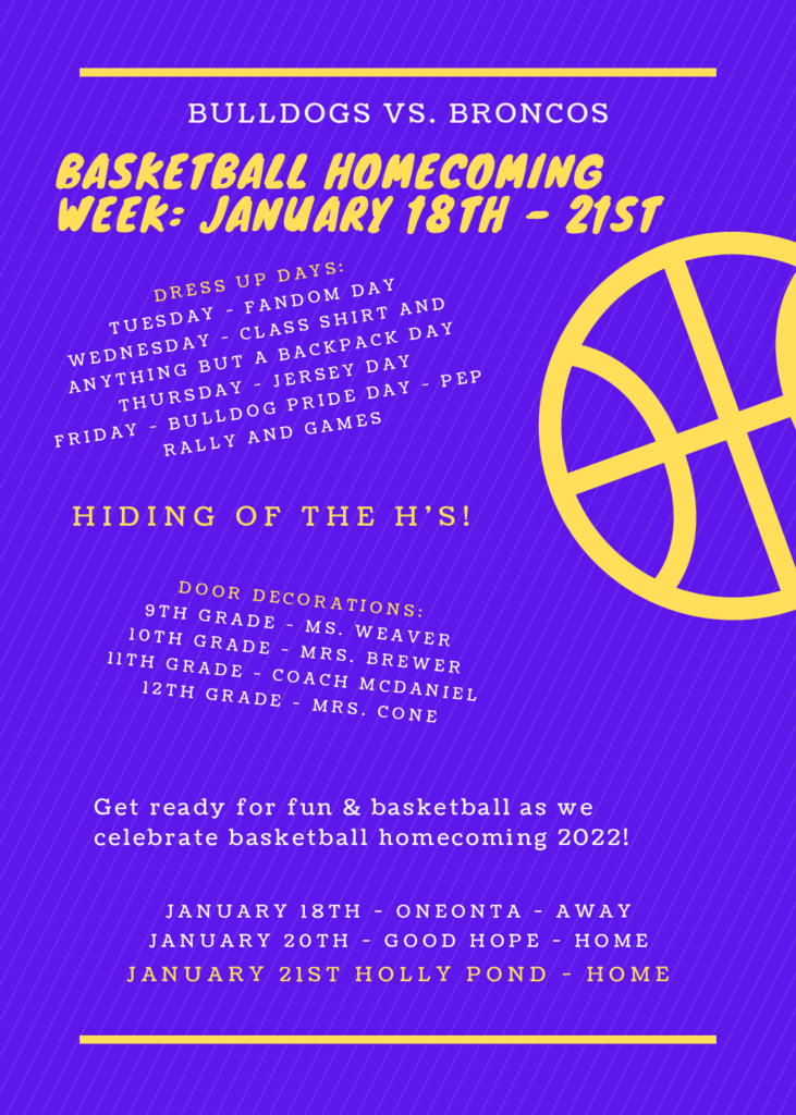 HHS Basketball Homecoming Events 
