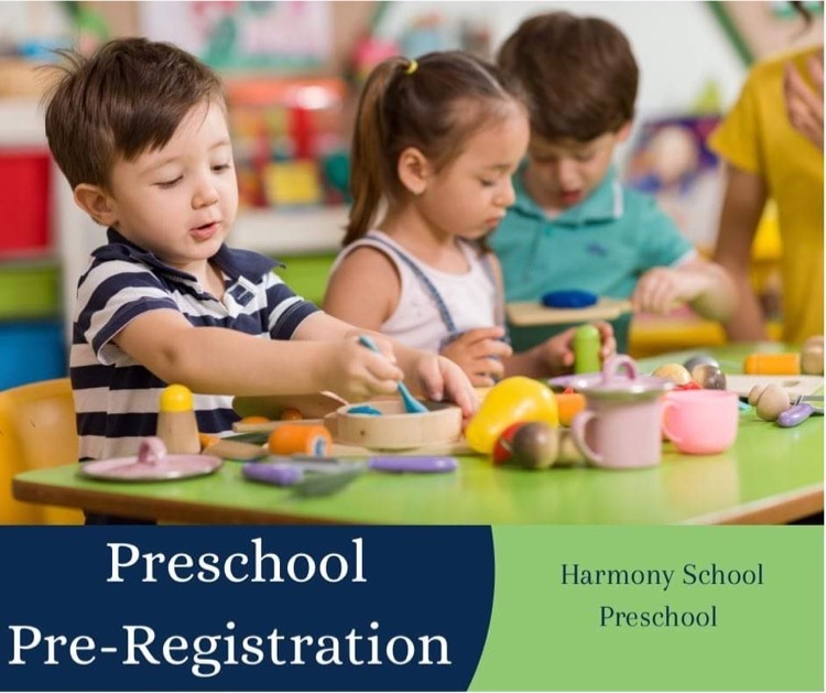 Harmony Preschool Pre-Registration 