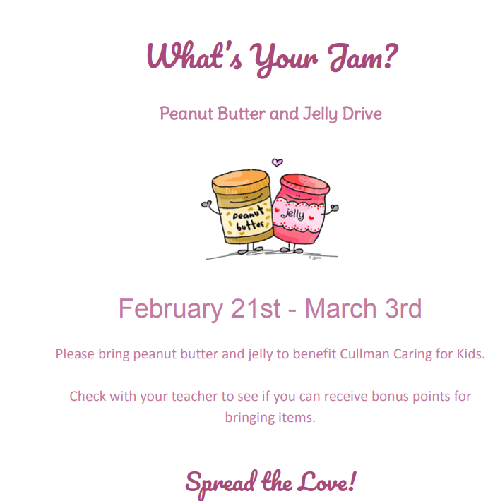 Peanut butter and jelly7 drive flyer