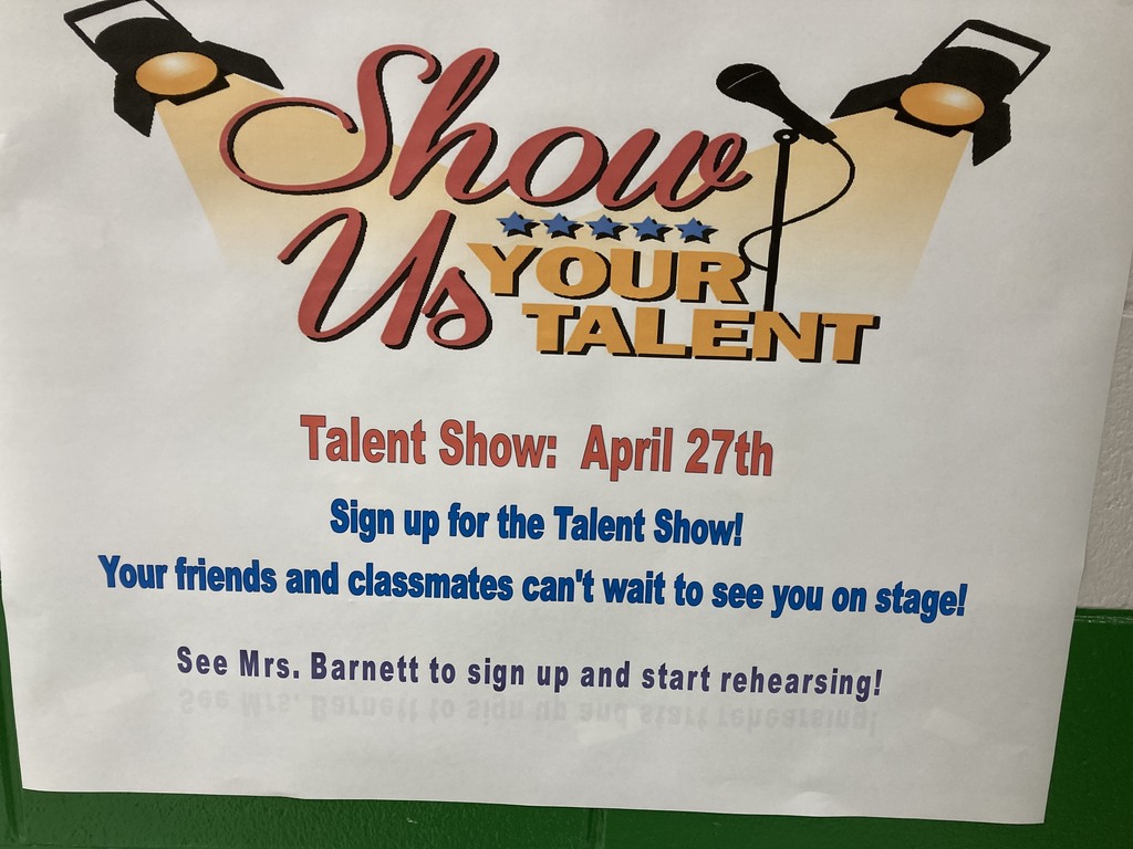 Talent show poster
