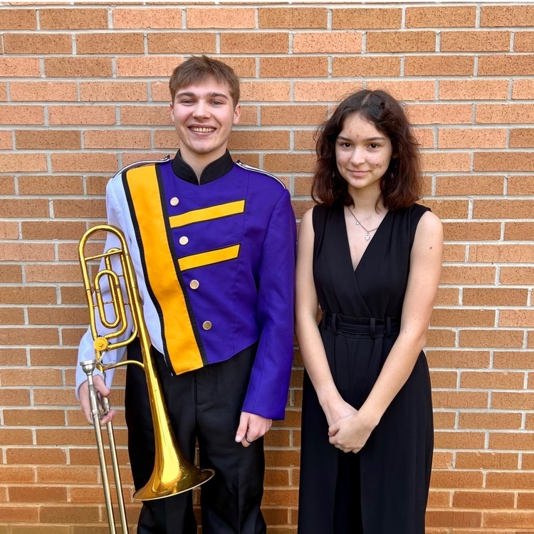 Fairview band members competing in honor band at UNA