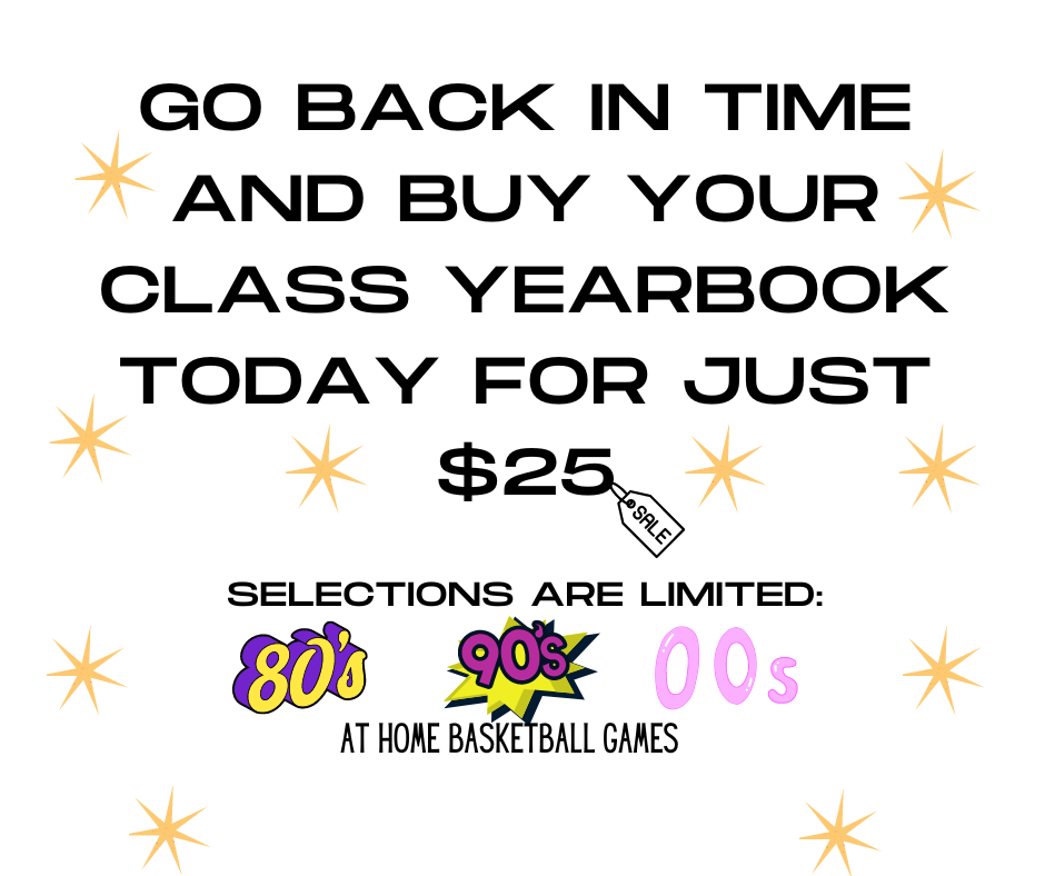 Past yearbooks for sale