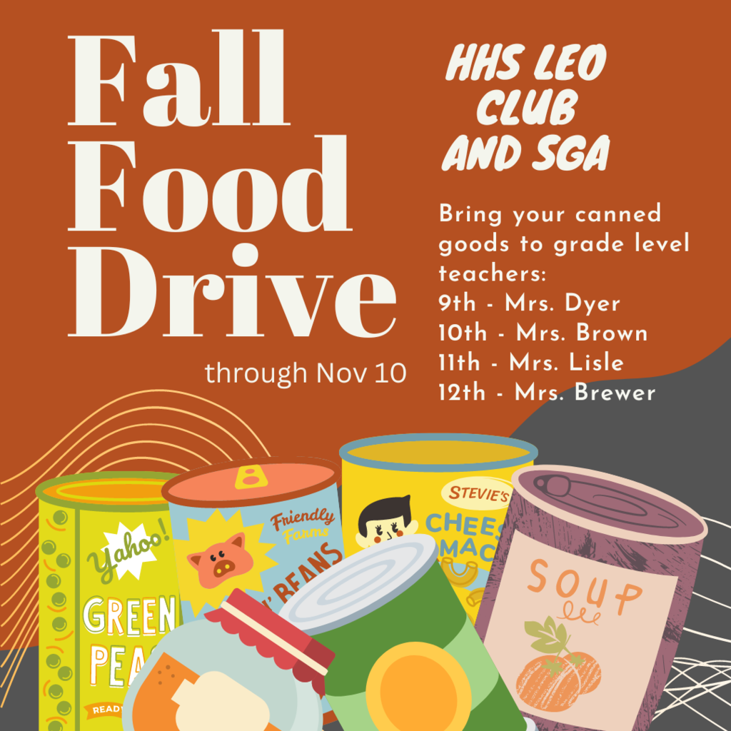 Canned Food Drive Fall 2022