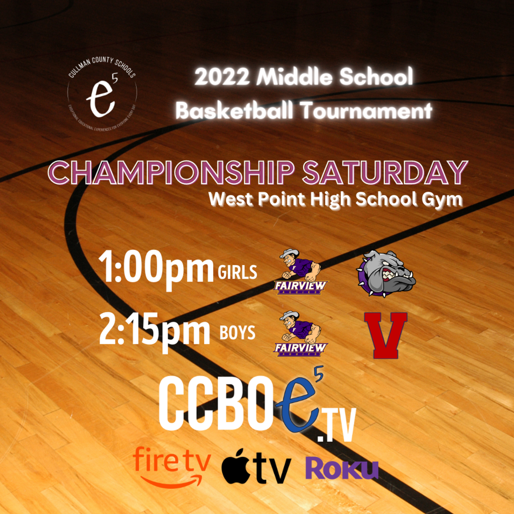 CCBOE Middle School Tournament Games 12/16