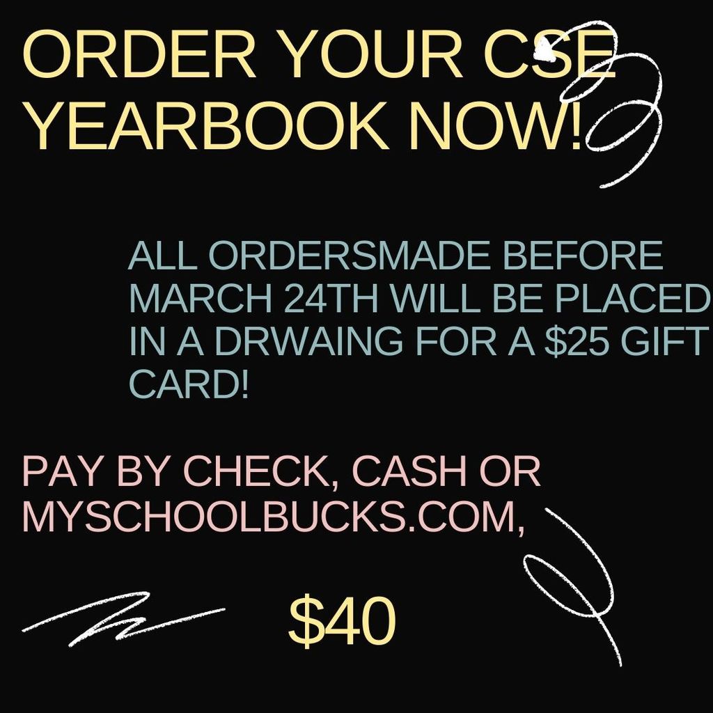 CSE Yearbook order