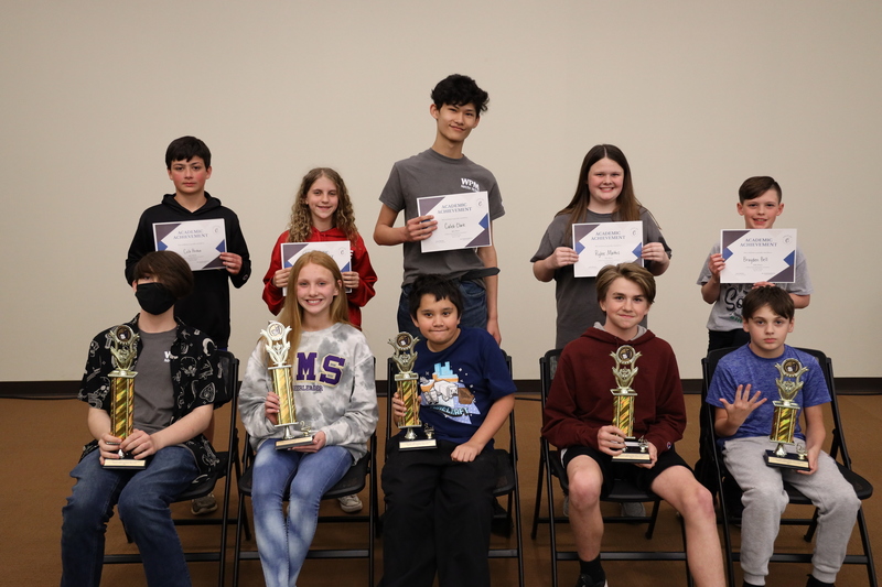7th Grade Individual Award Winners
